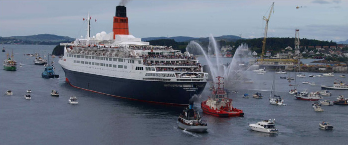 INCREASINGLY LARGE CRUISE SHIPS ARE VISITING WALES.