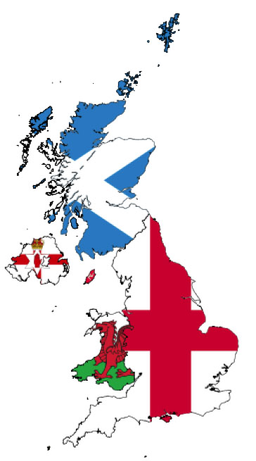 uk countries maps