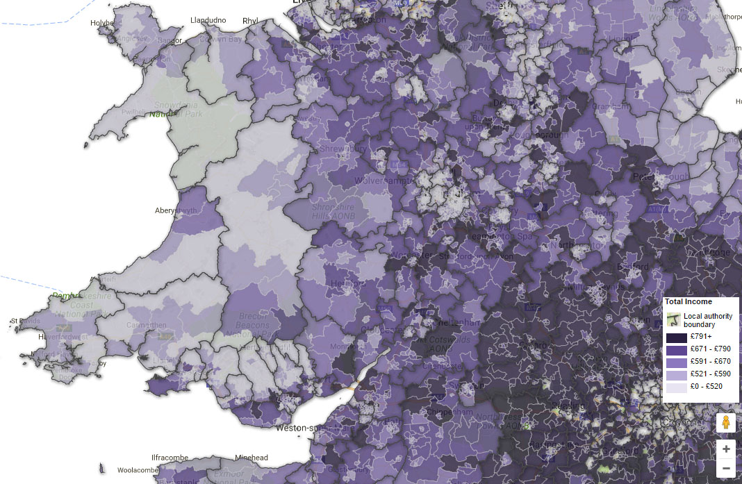 income map